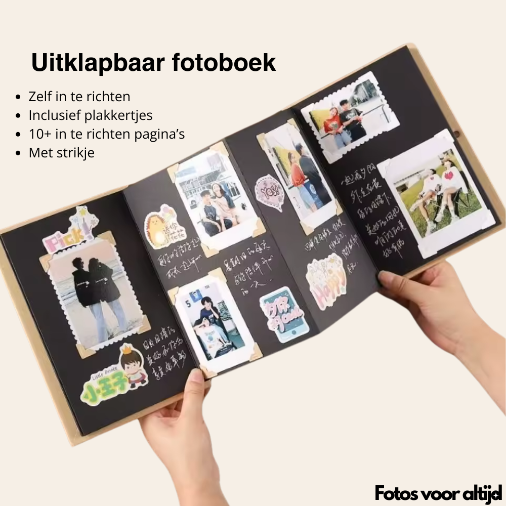 Uitklapbaar fotoboek